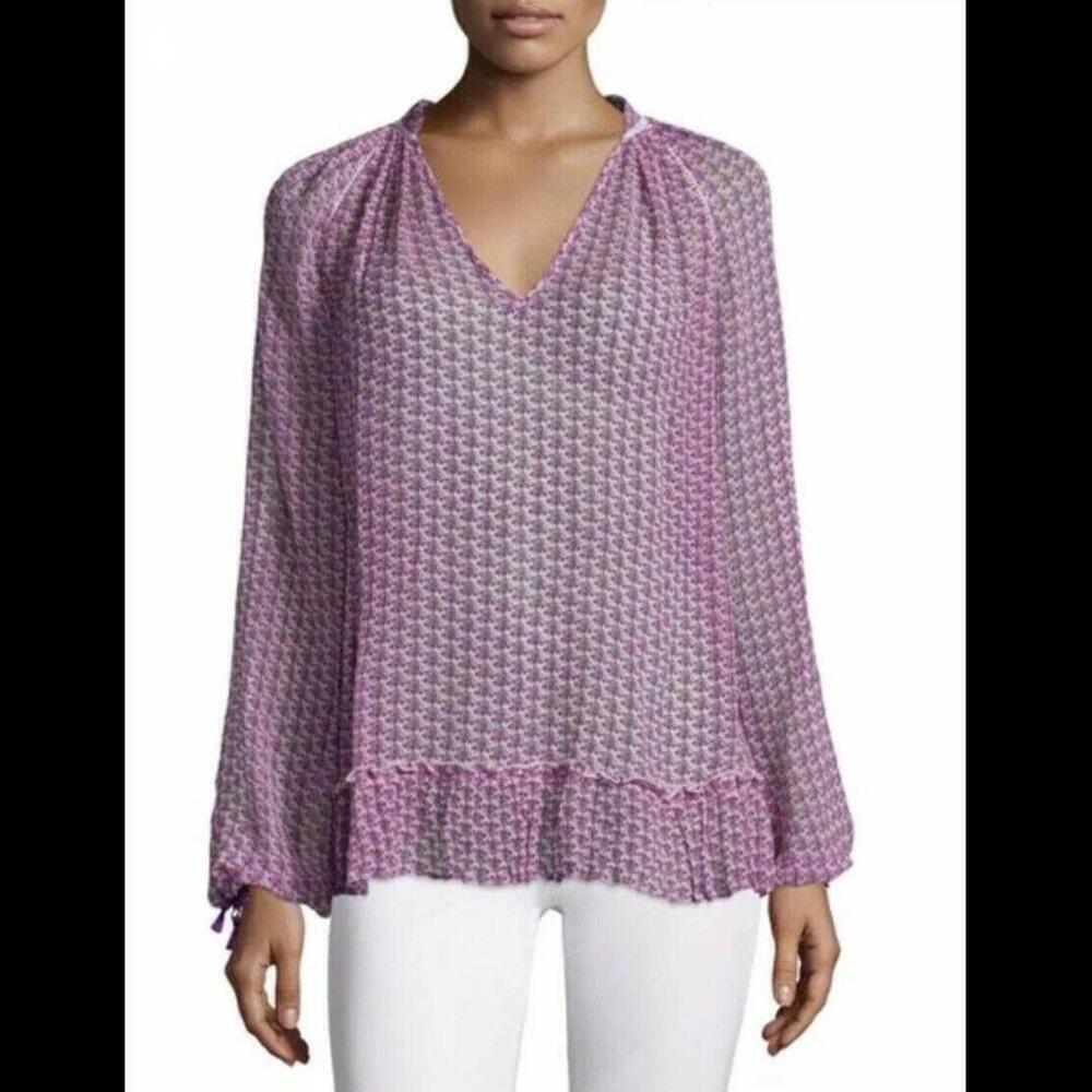 CALYPSO ST. BARTH Tunic SERMI Silk Blouse Bikini Cover-Up S Small Janeiro - Picture 5 of 9